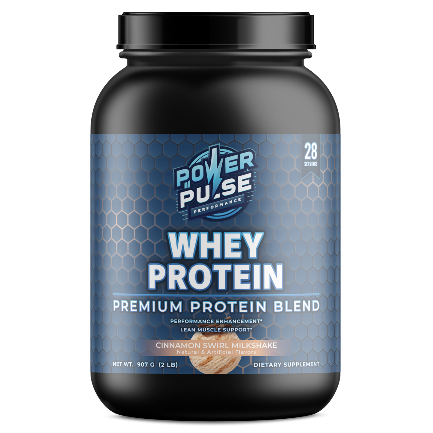 2lb Whey Protein (Cinnamon Swirl Milkshake)
