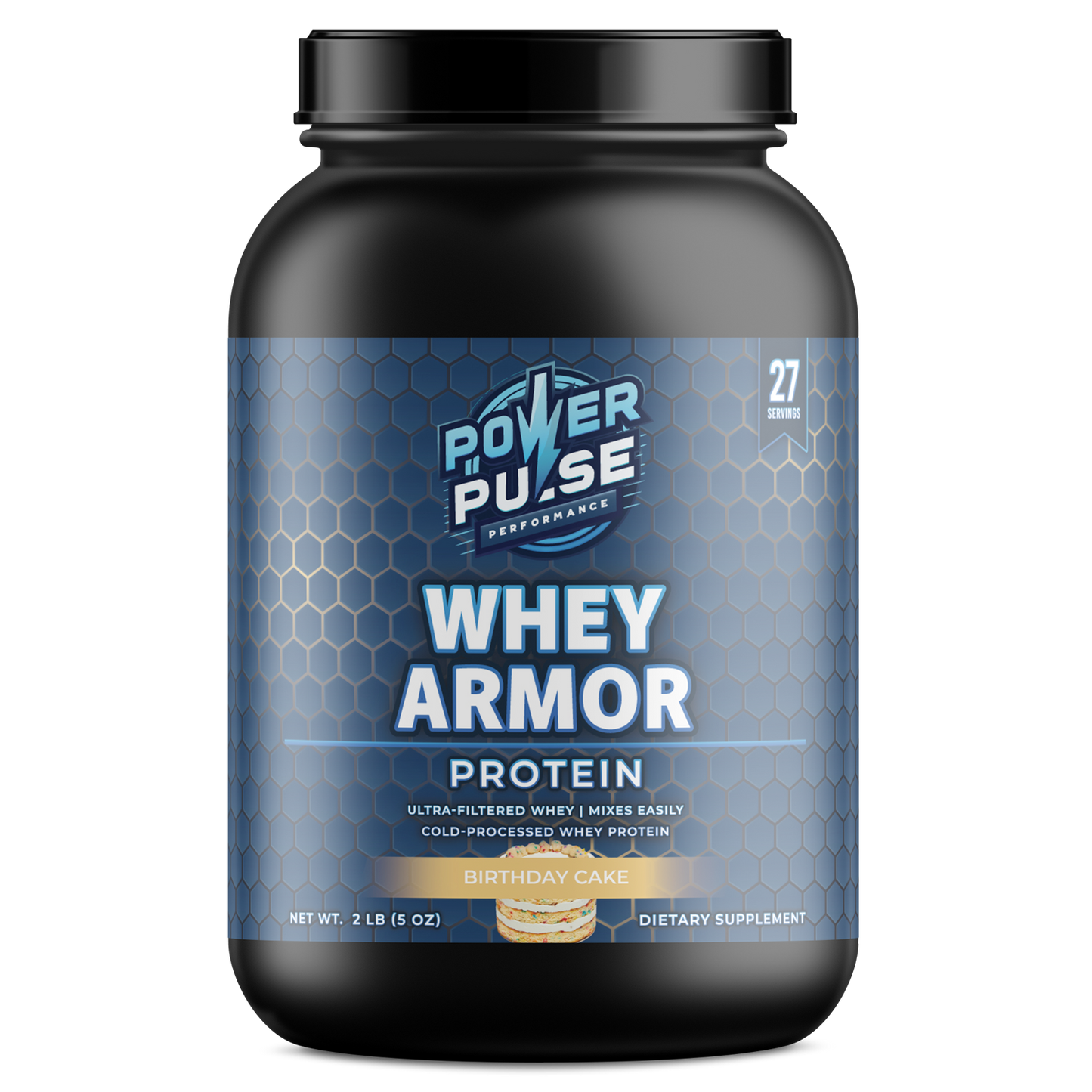 2lb Whey Armor Protein (Birthday Cake)