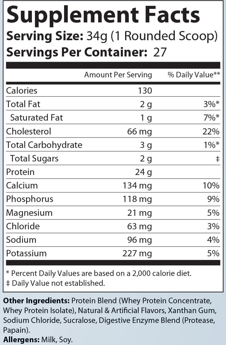 2lb Whey Armor Protein (Birthday Cake)