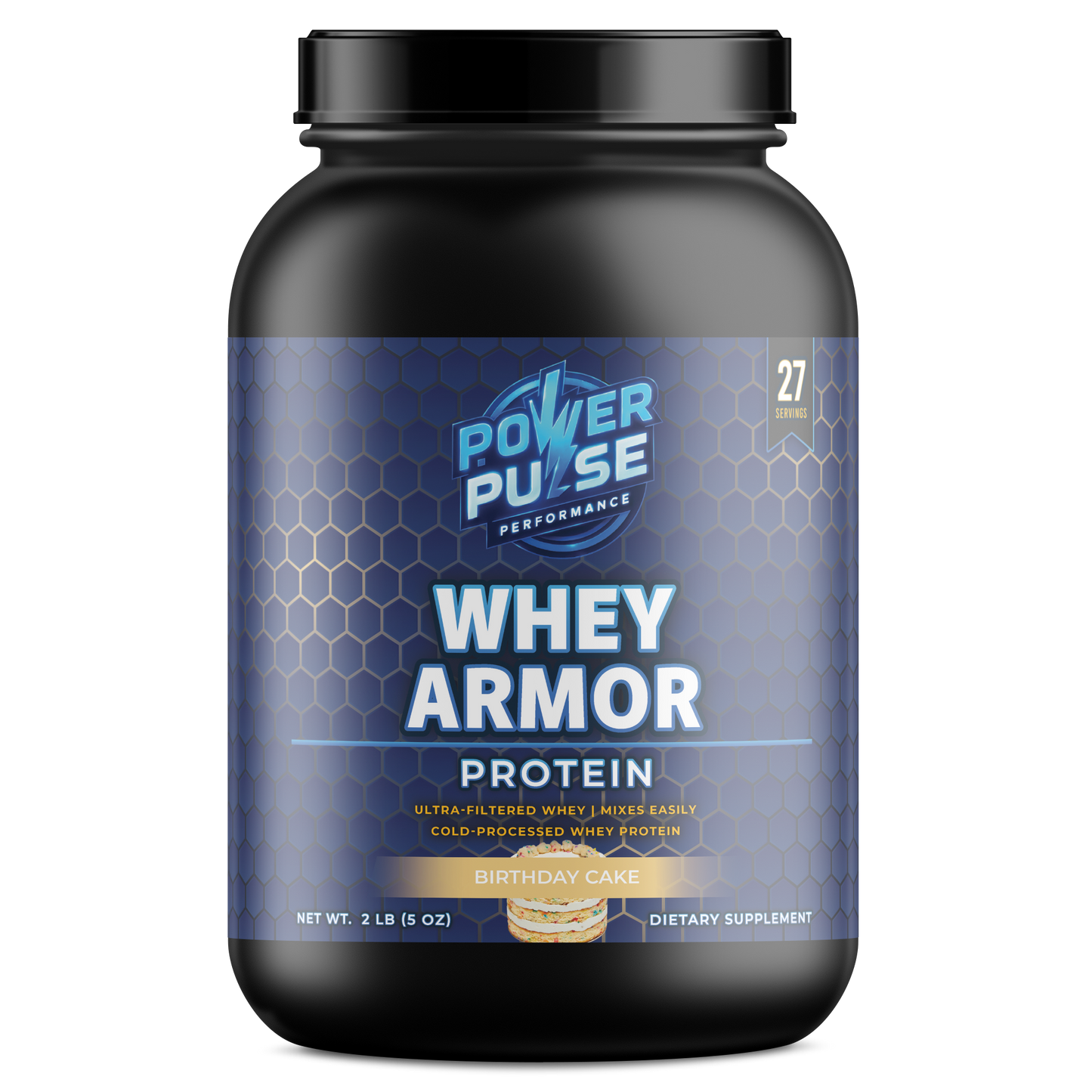 2lb Whey Armor Protein (Birthday Cake)